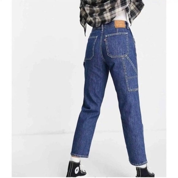 Levi's Premium Denim Painter Boy Jeans in Snooze Ya Lose Wash - Picture 3 of 16